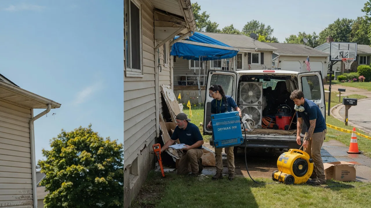 Ceiling Leak Cleanup in Hixton, WI near me